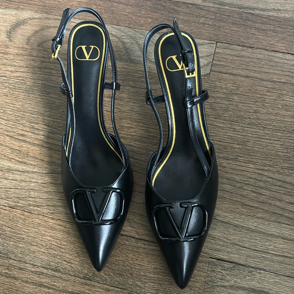Valentino sling back heels US size 10 10.5